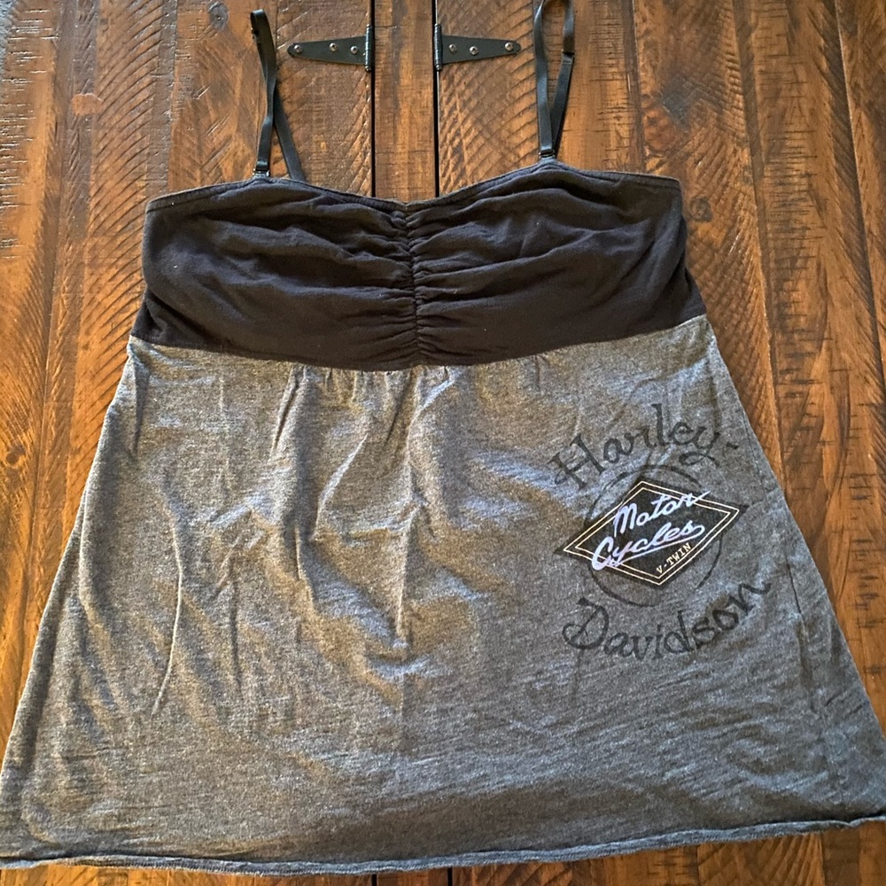 Harley Davidson Babydoll  with built in shelf bra